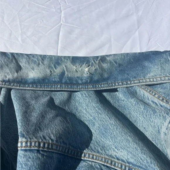 We the Free Free People After Hours Denim Jacket Medium - Picture 9 of 11